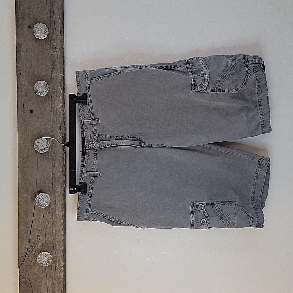 Buckle BLACK Gray  Cargo Shorts SZ 36
